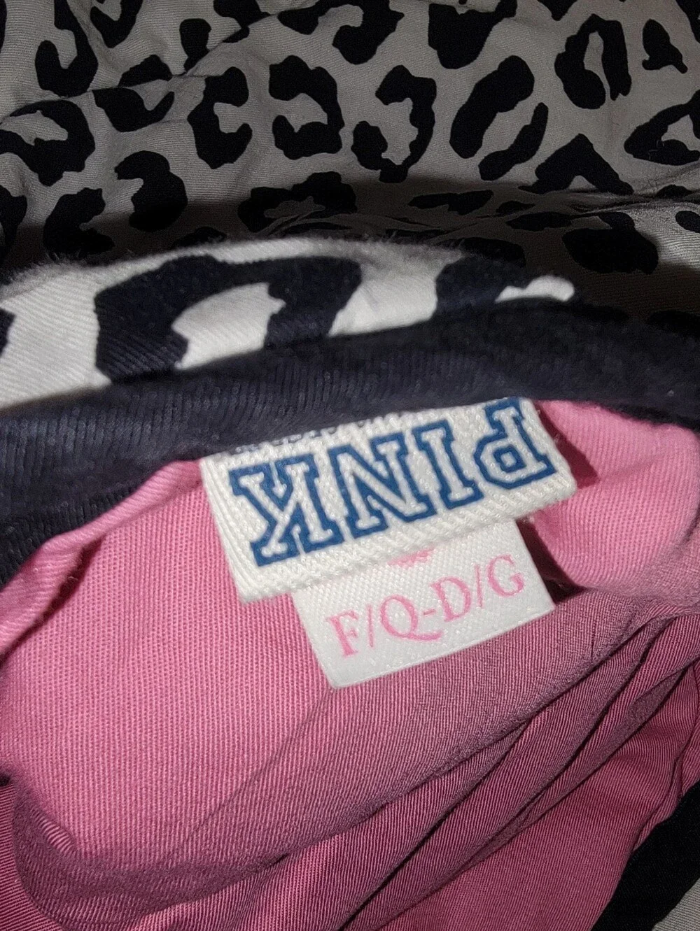 Queen Vintage Victoria's Secret Pink 2012 Comforter Pink Leopard Cheetah